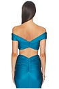 view 3 of 4 TOP BRALETTE RIKA in Blue Teal