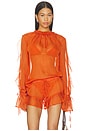view 1 of 4 BLUSA JEANIE in Jaffa Orange