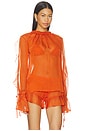 view 2 of 4 BLUSA JEANIE in Jaffa Orange