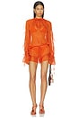 view 4 of 4 BLUSA JEANIE in Jaffa Orange