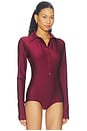 view 4 of 5 Ash Bodysuit in Red Wine