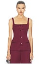 view 1 of 4 Priscilla Top in Red Wine