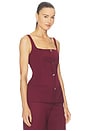 view 2 of 4 Priscilla Top in Red Wine