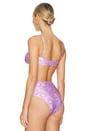 view 4 of 5 Barbara Bikini Top in Lavender Flowers