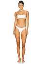 view 4 of 4 Sable Bikini Bottom in Cream & Candy Pink