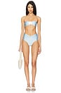 view 4 of 4 Claire Bikini Bottom in Baby Blue