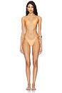 view 4 of 4 Valeria Bikini Bottom in Papaya