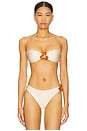 view 1 of 6 Cyra Bikini Top in Macademia