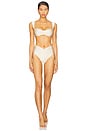 view 4 of 4 Claire Bikini Bottom in Macademia