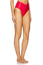 view 2 of 5 Claire Bikini Bottom in Raspberry