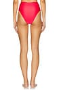 view 3 of 5 Claire Bikini Bottom in Raspberry