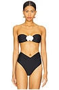 view 1 of 4 Callisto Bikini Top in Black