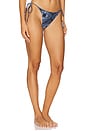 view 2 of 4 Khloe Bikini Bottom in Blue Print