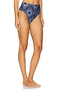 view 2 of 4 Thelma Bikini Bottom in Blue Print