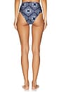 view 3 of 4 Thelma Bikini Bottom in Blue Print