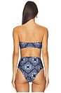view 4 of 5 Barbara Bikini Top in Blue Print