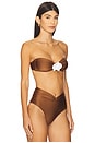 view 3 of 5 Callisto Bikini Top in Bronte