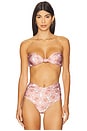 view 1 of 5 Anne Bikini Top in Pink Print
