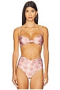 view 2 of 5 Anne Bikini Top in Pink Print
