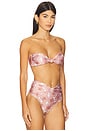 view 3 of 5 Anne Bikini Top in Pink Print