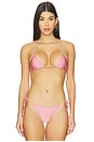 view 1 of 5 TOP BIKINI TRIANGULAR GISELLE in Dusty Rose