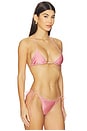 view 2 of 5 TOP BIKINI TRIANGULAR GISELLE in Dusty Rose
