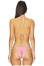 view 3 of 5 TOP BIKINI TRIANGULAR GISELLE in Dusty Rose