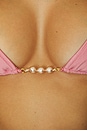 view 5 of 5 TOP BIKINI TRIANGULAR GISELLE in Dusty Rose