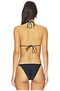 view 3 of 5 TOP BIKINI TRIANGULAR MARLIN in Black