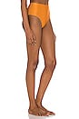 view 2 of 5 Amber High Rise Bikini Bottom in Orange