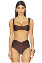 view 1 of 4 Aster Bikini Top in Espresso