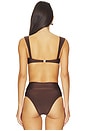 view 3 of 4 Aster Bikini Top in Espresso