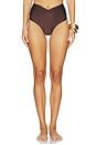 view 1 of 4 Claire Bikini Bottom in Espresso