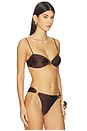 view 3 of 5 NYX ビキニトップ in Espresso