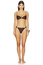 view 4 of 4 Juliette Bikini Bottom in Espresso