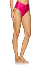 view 2 of 4 Claire Bikini Bottom in Fuchsia