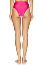 view 3 of 4 Claire Bikini Bottom in Fuchsia