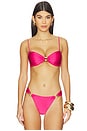 view 1 of 5 Nyx Bandeau Bikini Top in Fuchsia