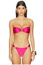 view 2 of 5 Nyx Bandeau Bikini Top in Fuchsia