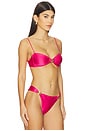 view 3 of 5 Nyx Bandeau Bikini Top in Fuchsia