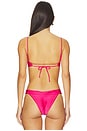 view 4 of 5 Nyx Bandeau Bikini Top in Fuchsia