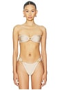 view 1 of 5 HAUT DE MAILLOT DE BAIN FORME BANDEAU NYX in Champagne