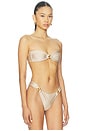 view 3 of 5 HAUT DE MAILLOT DE BAIN FORME BANDEAU NYX in Champagne