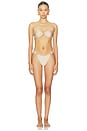 view 5 of 5 HAUT DE MAILLOT DE BAIN FORME BANDEAU NYX in Champagne