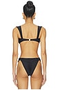 view 3 of 4 Aster Bikini Top in Black