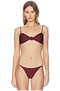 view 1 of 5 TOP BIKINI BANDA MAREN in Burgundy