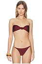 view 2 of 5 TOP BIKINI BANDA MAREN in Burgundy