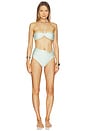 view 4 of 4 BRAGUITA BIKINI DANNY in Aqua Blue