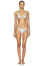 view 4 of 4 BRAGUITA BIKINI JADE in Aqua Shell Print