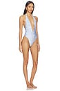 view 2 of 3 BAÑADOR NIA in Aqua Flower Print
